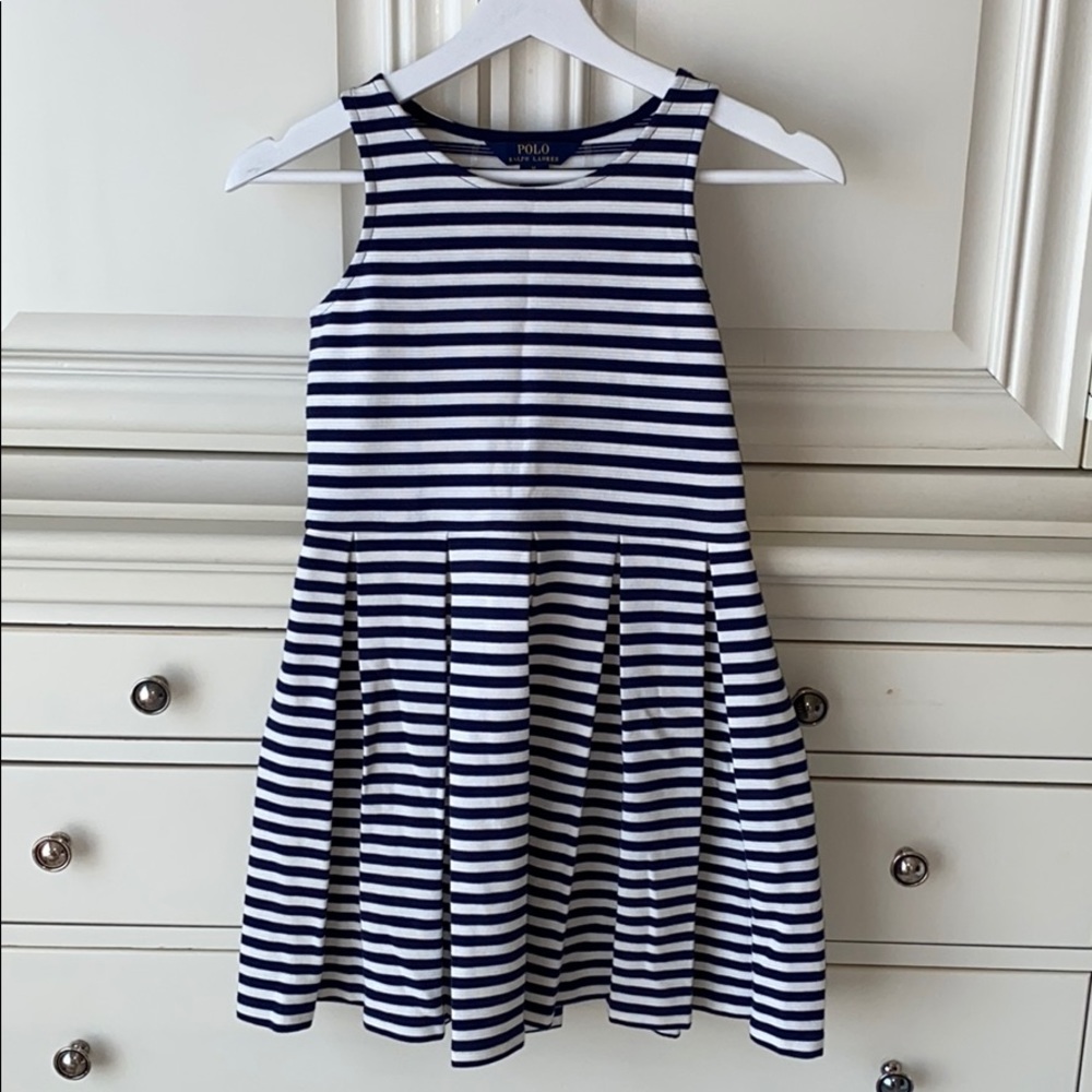 Girls Polo Ralph Lauren Striped Dress